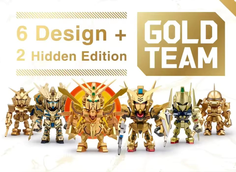 QMSV Gundam Mini Gold Team Blind Box