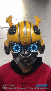Killerbody 1:1 Wearable Bumblebee Helmet English Voice Control