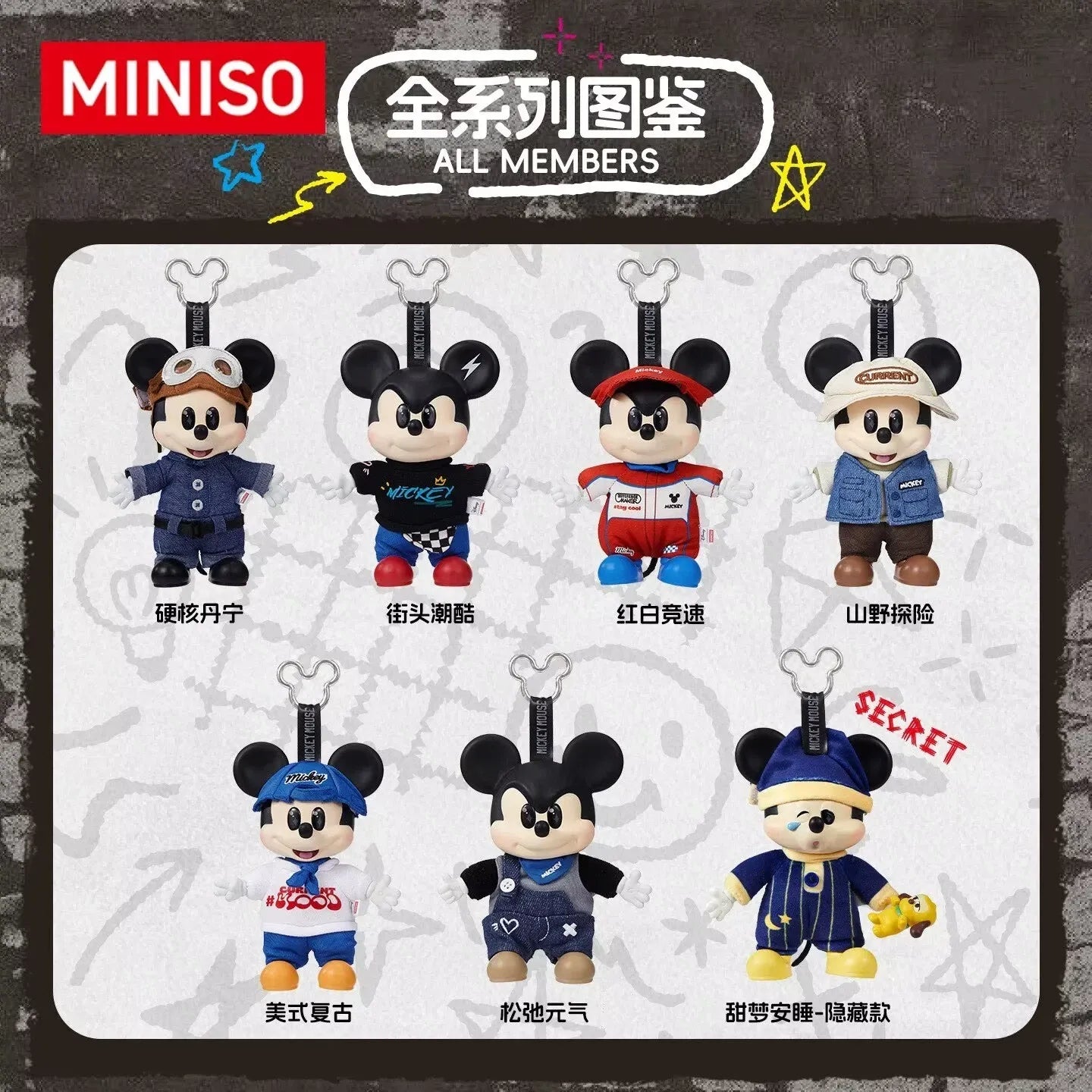 MINISO Disney Mickey OOTD Series Blind Box