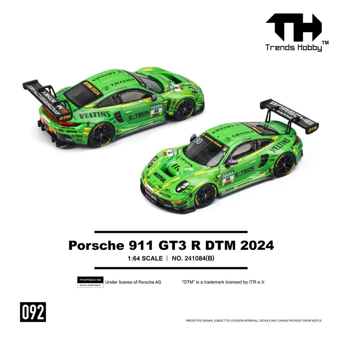 Trends Hobby 1:64 Porsche 911 GT3 R DTM 2024