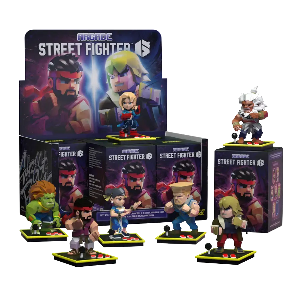 Mighty Jaxx  Capcom Street Fighter Series Pixel Style 3.1" Blind Box Figure