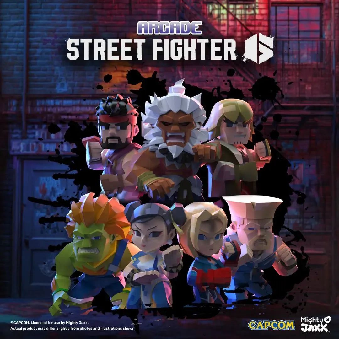 Mighty Jaxx  Capcom Street Fighter Series Pixel Style 3.1" Blind Box Figure