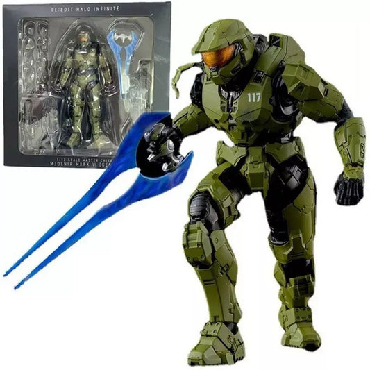 KO RE:EDIT 1/12 Scale Master Chief MJOLNIR Mark V Action Figure Halo