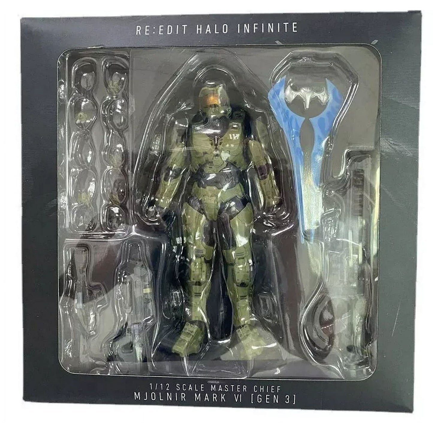 KO RE:EDIT 1/12 Scale Master Chief MJOLNIR Mark V Action Figure Halo