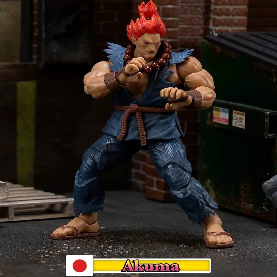 Jada Toys Street Fighter Akuma Action Figure 1/12 - Inaboxstore