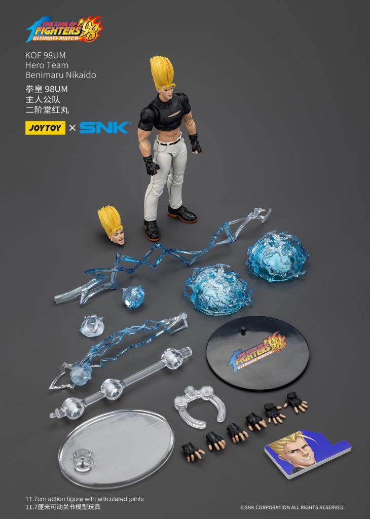 JoyToy 1/18 SNK The King of Fighters 98UM Kyo Kusanagi , Benimaru Nikaido , Goro Daimon - Inaboxstore