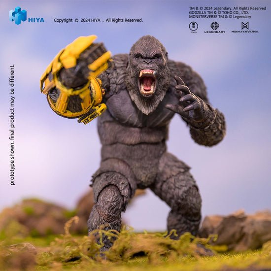 Kong B.E.A.S.T. Glove Ver - Godzilla x Kong: The New Empire - Hiya Toys EXQUISITE BASIC Series! - Inaboxstore