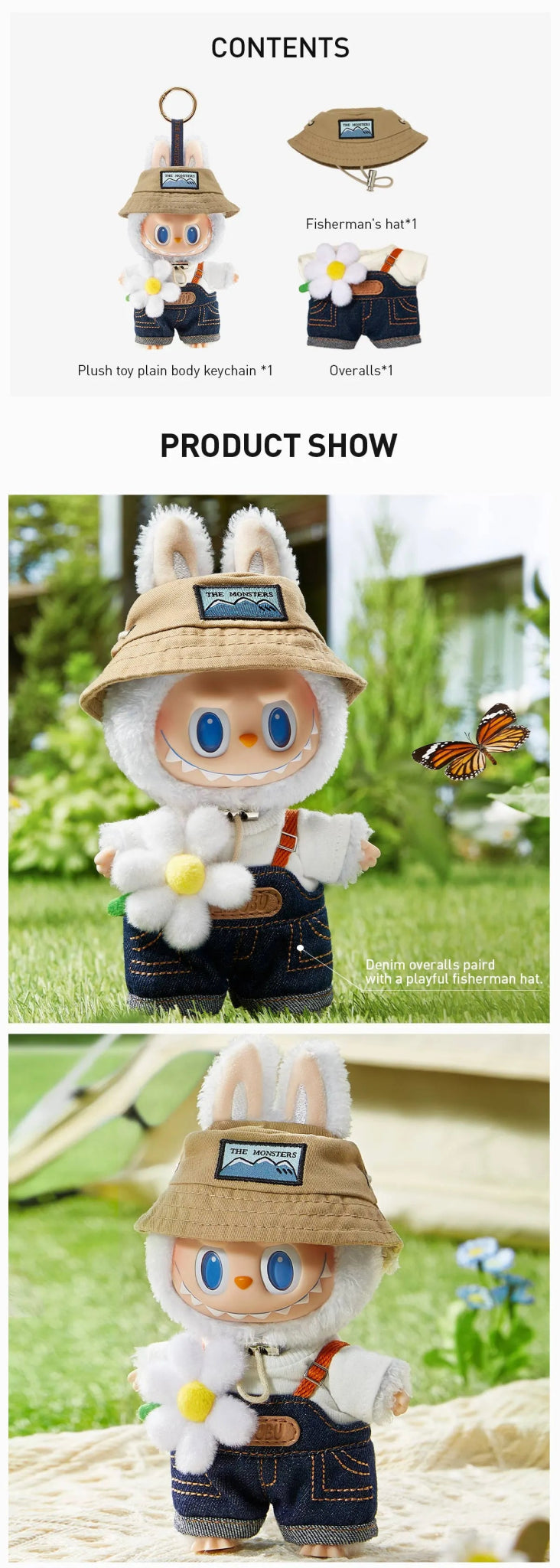 the monsters fall in wild series-vinyl plush doll pendant Labubu FALL IN WILD SERIES-Vinyl Plush Doll Pendant