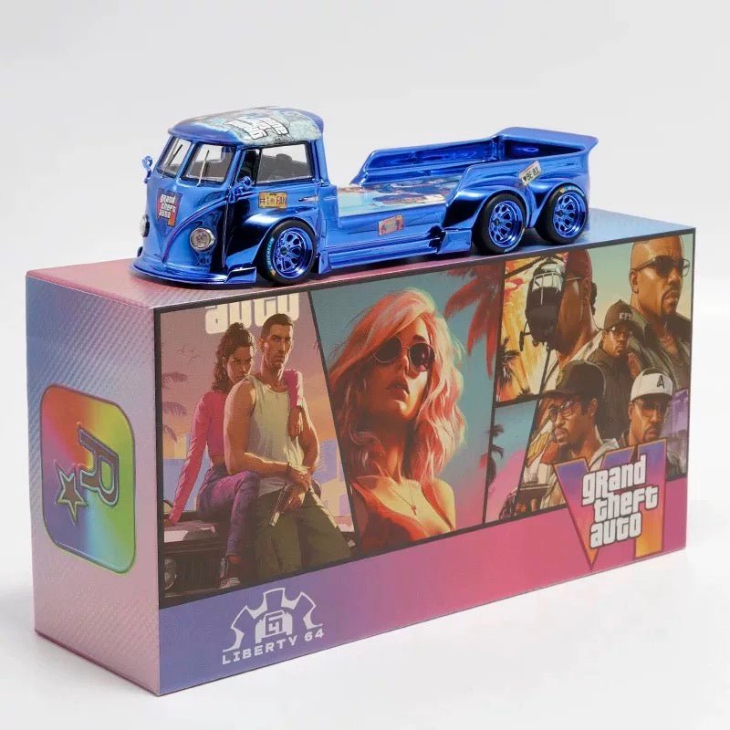 Liberty64 1:64 Volkswagen T1 TOW Trailer Electroplated Alloy Model