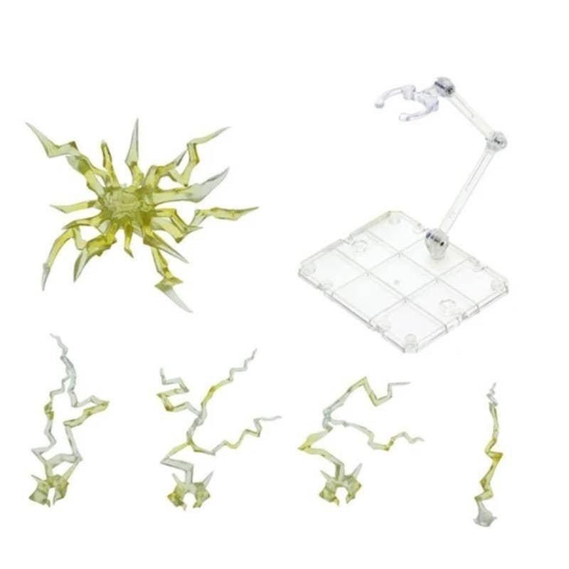 Lightning Special Effects Part for EFFECT IMPACT 1/6 Figure Photoelectric Effect Black Transparent Yellow Purple Black Blue - Inaboxstore