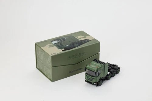 Masdi 1:64 Army Green SCANIA R650 Model Diecast combo - Inaboxstore
