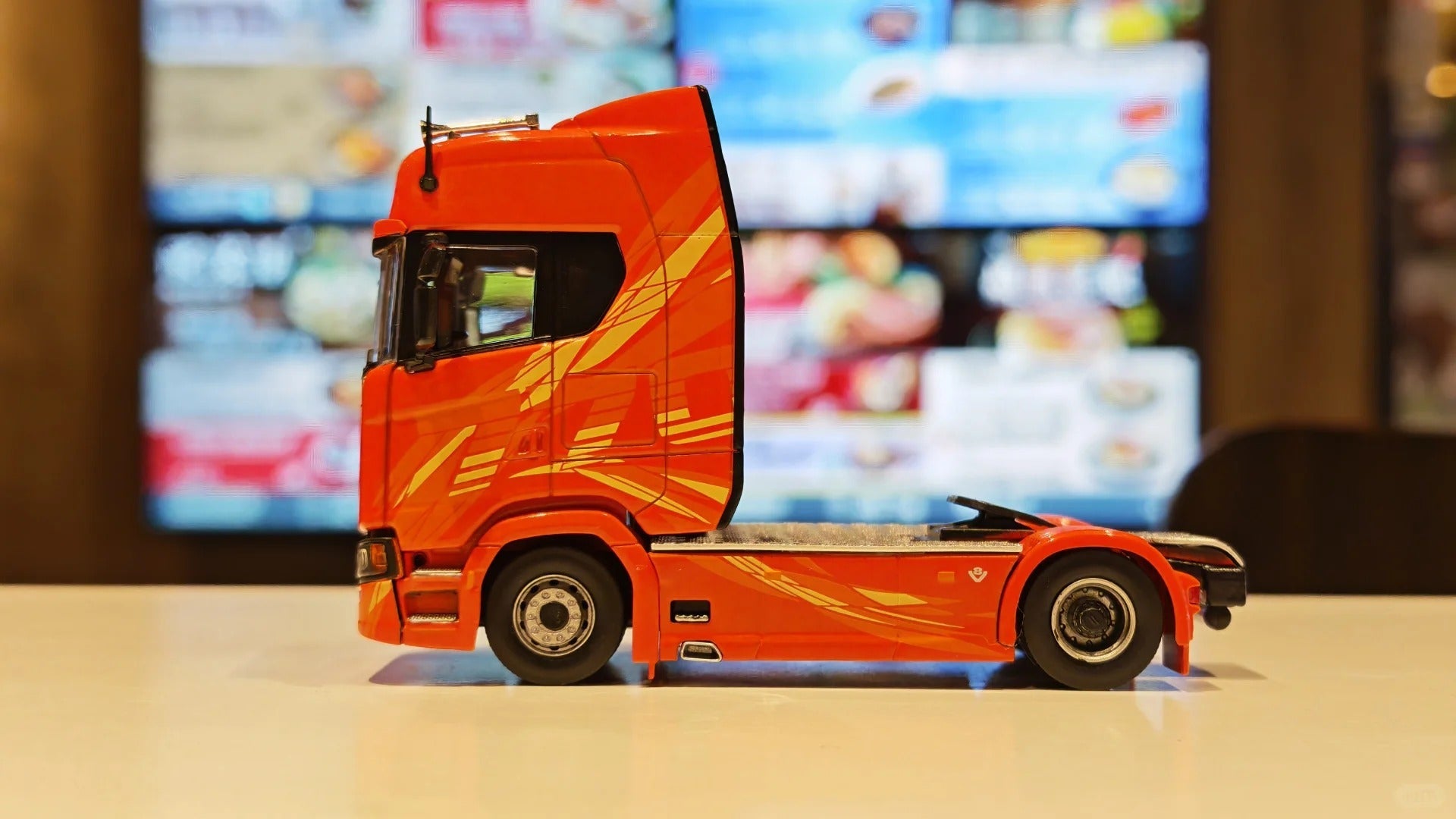 Masdi Scania 1:64 770S Orange Alloy Truck Diecast SCN1101 - Inaboxstore