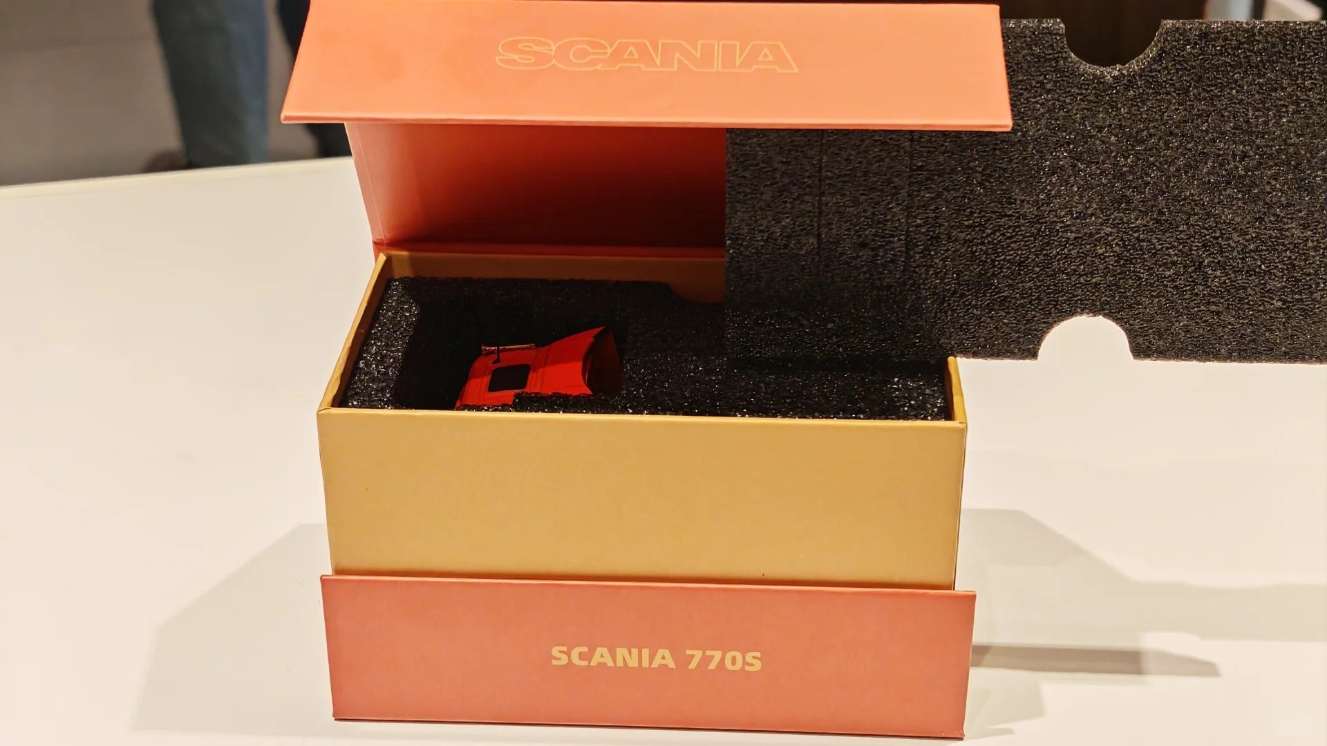 Masdi Scania 1:64 770S Orange Alloy Truck Diecast SCN1101 - Inaboxstore