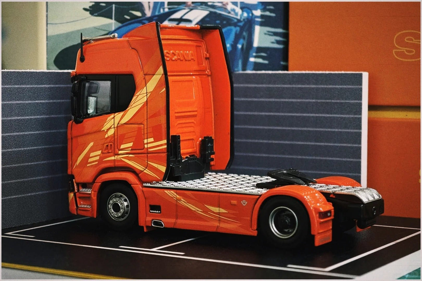 Masdi Scania 1:64 770S Orange Alloy Truck Diecast SCN1101 - Inaboxstore