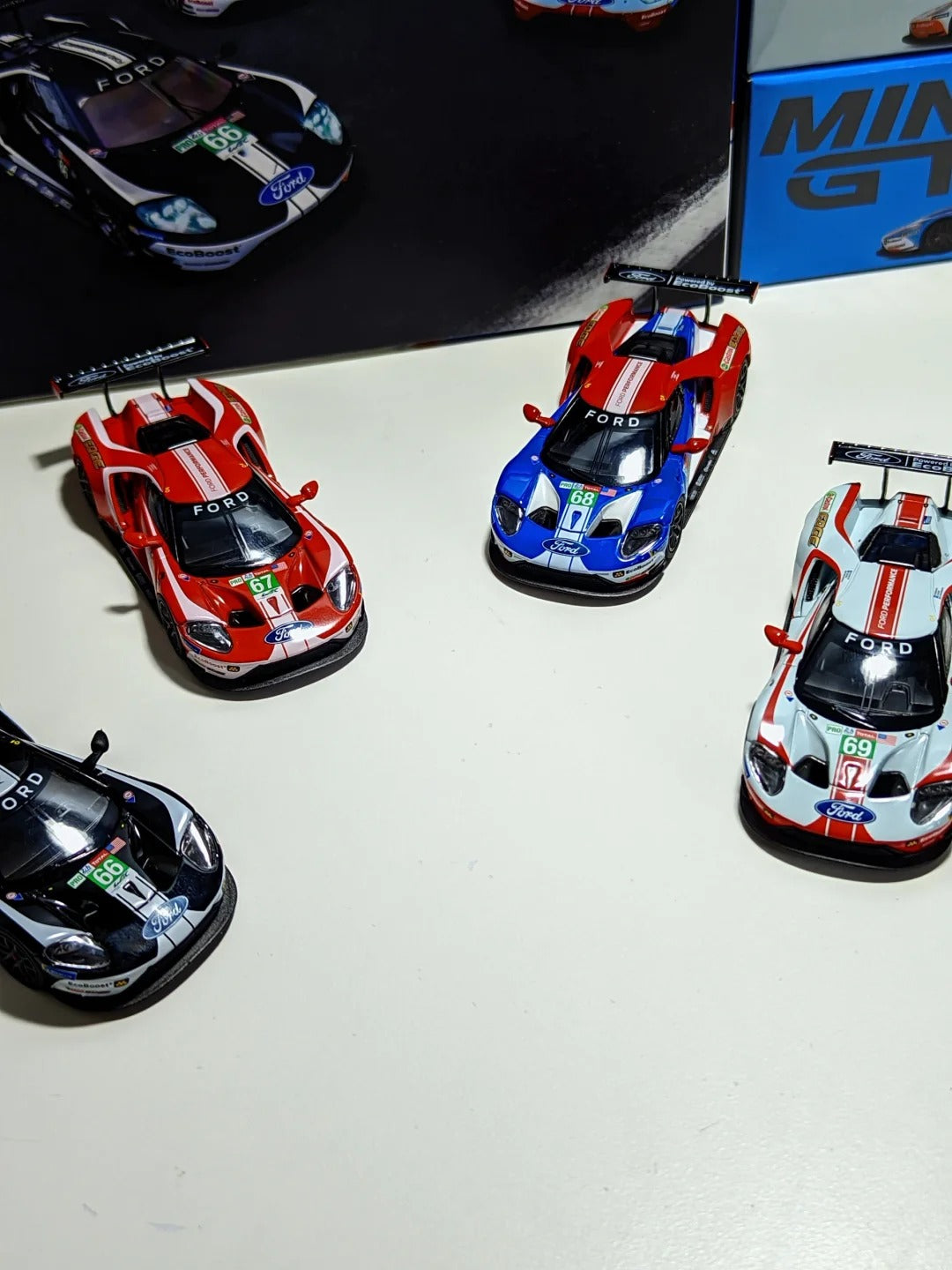 MINI GT Ford GT LM GTE Pro 5台セット Preorder Mini GT Ford GT LM GTE Pro 2019 24 Hours of Le Mans