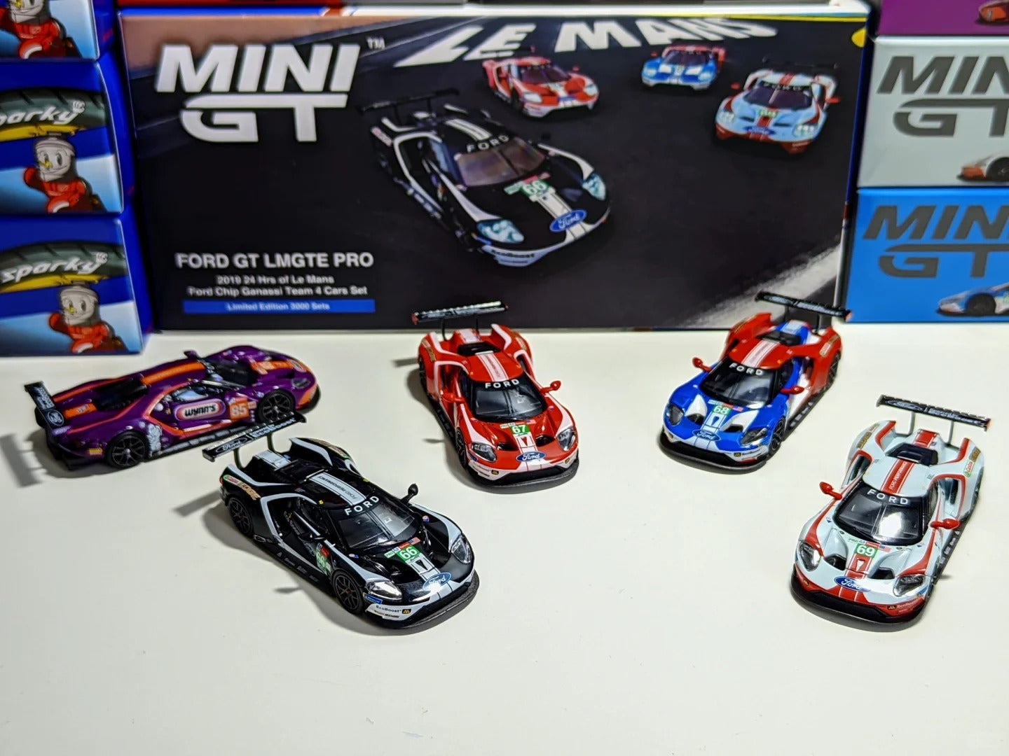 MINI GT Ford GT LM GTE Pro 5台セット Preorder Mini GT Ford GT LM GTE Pro 2019 24 Hours of Le Mans