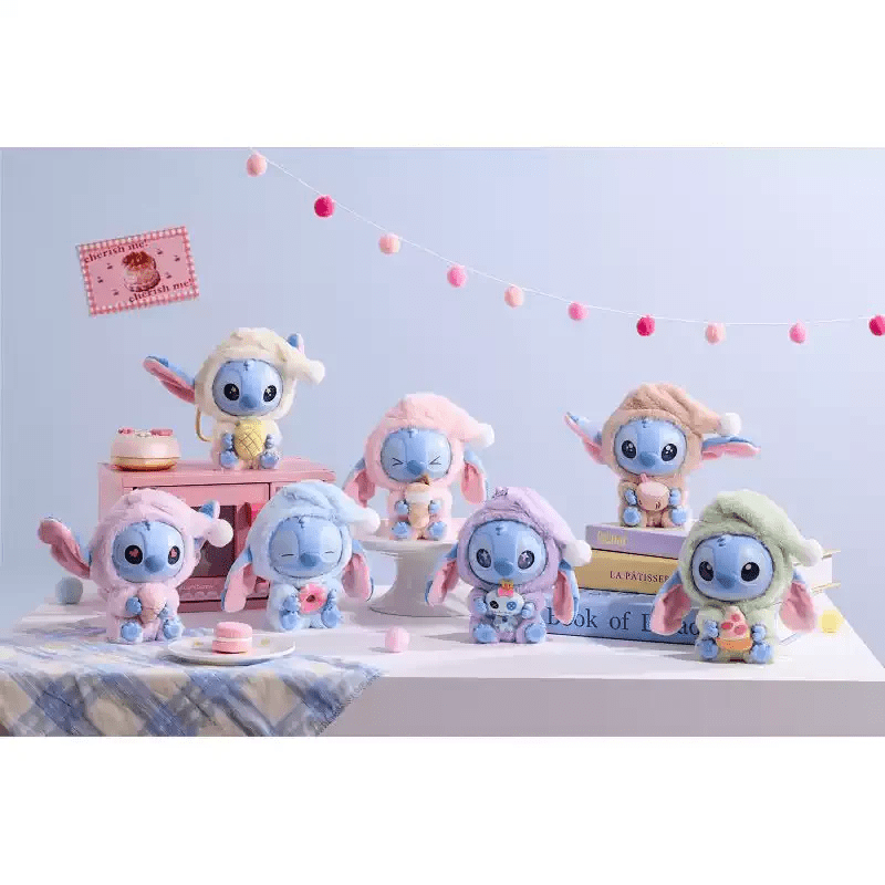 MINISO Disney Stitch Eat Something Before Sleep Series Plush Pendant - Inaboxstore