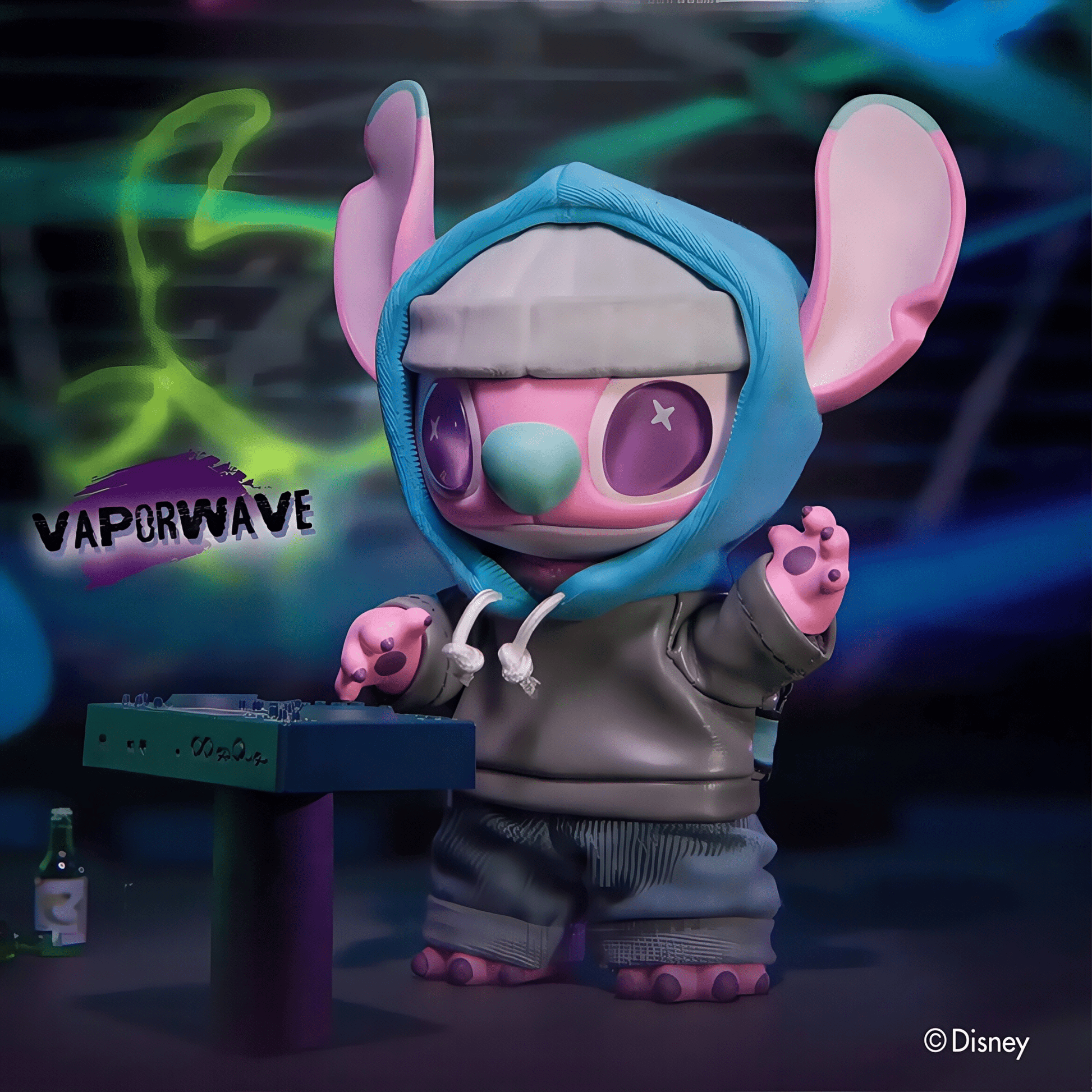 MINISO Disney Stitch GenZ Street Series - Vinyl Plush Pendant Blind Box - Inaboxstore