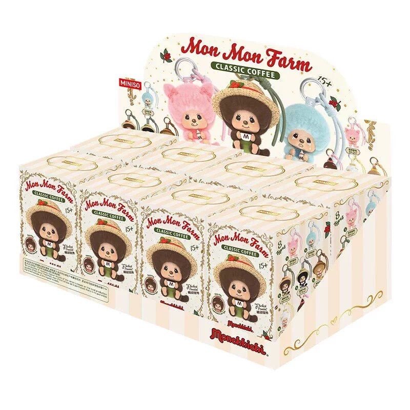 MINISO x Monchhichi Classic Coffee Series Blind Box 100% authentic - Inaboxstore