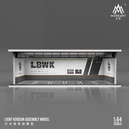 MoreArt Parking Lot Series Diorama with Light - Inaboxstore