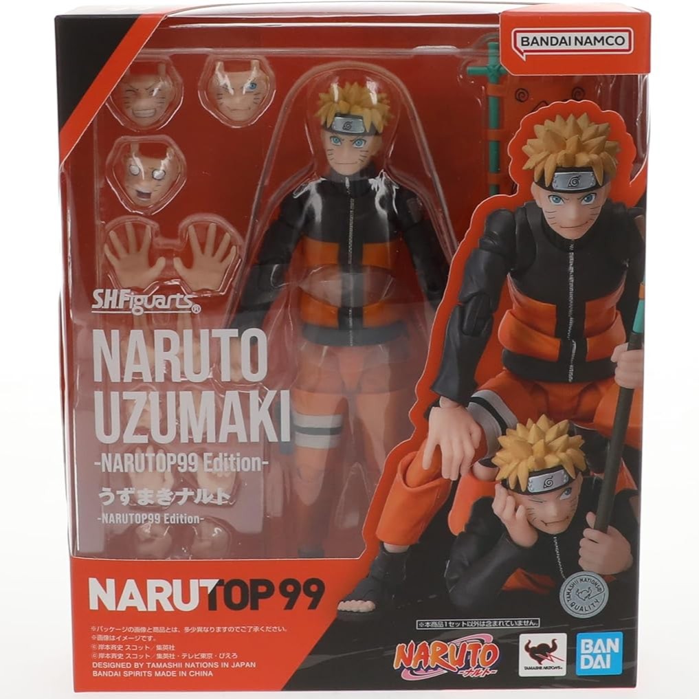Naruto Uzumaki NARUTOP99 Edition S.H.Figuarts Action Figure - Naruto Series