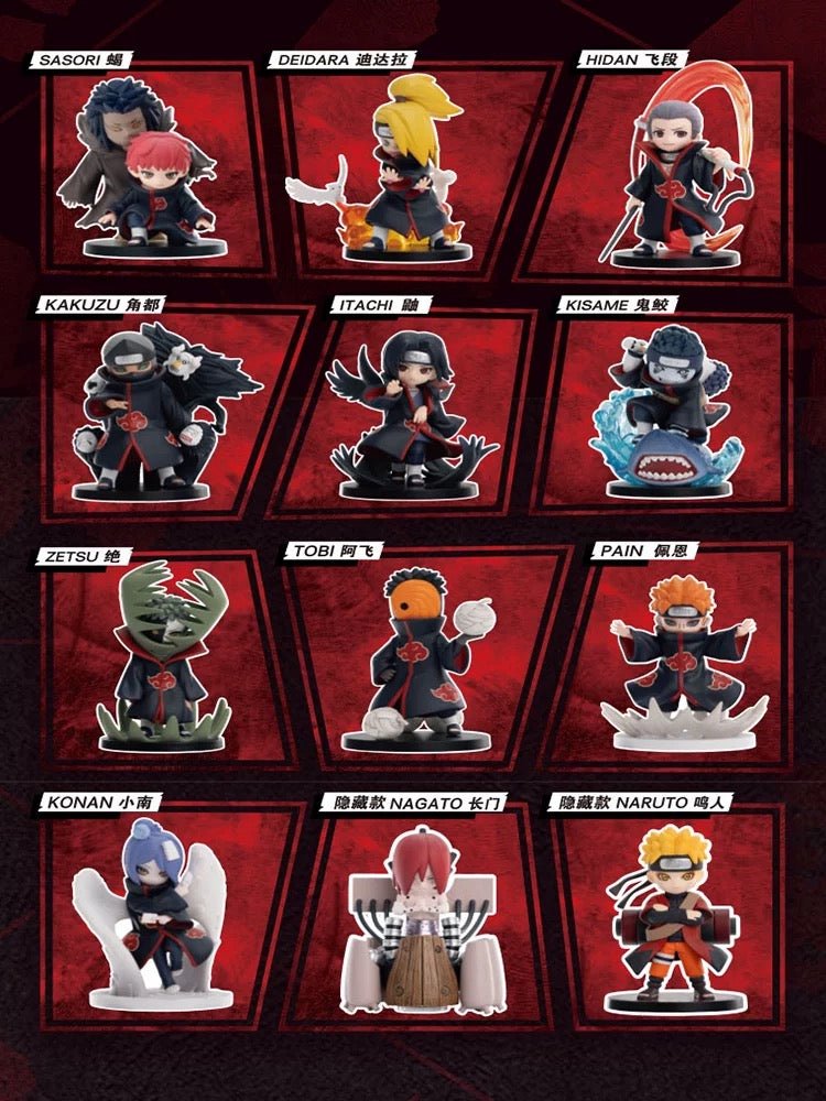 Naruto Shippuden Battle Against Akatsuki Series Blind Box By GONGx Pop Mart - Inaboxstore