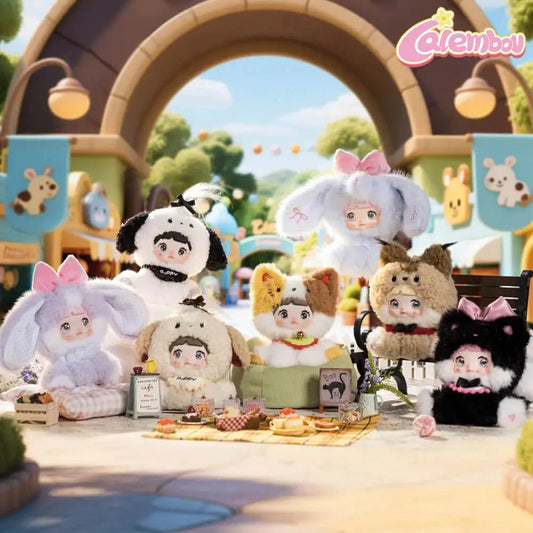Nommi Sitting Zoo Series Plush Blind Box - Inaboxstore