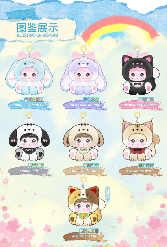 Nommi Sitting Zoo Series Plush Blind Box