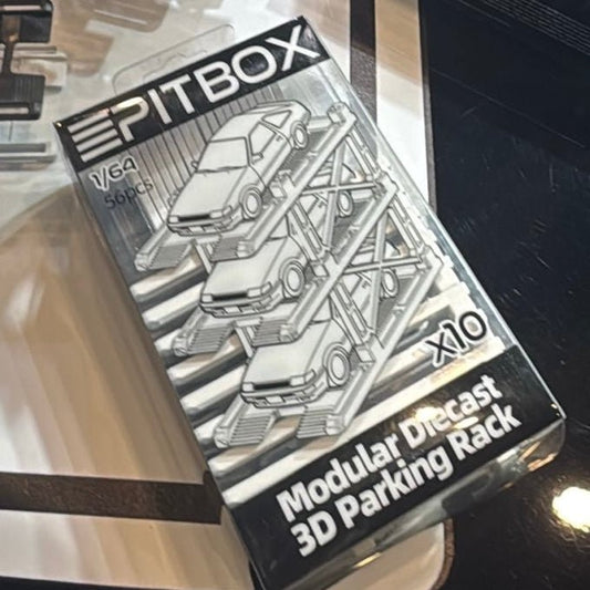 PITBOX Diecast Rack for 10 Cars - Inaboxstore