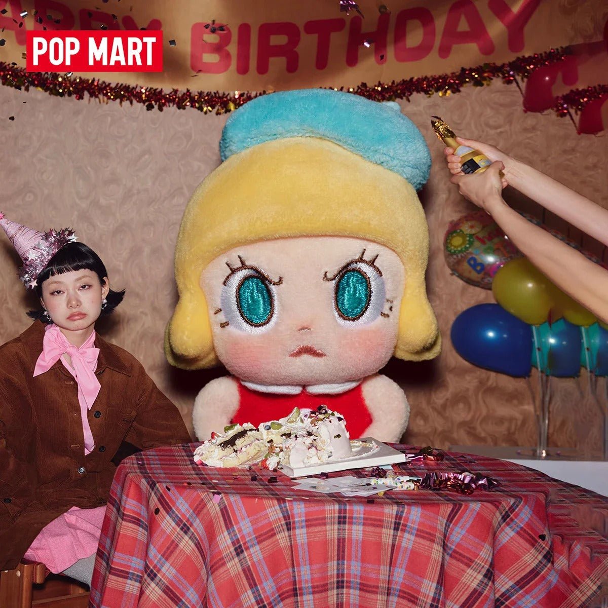 POP MART Angry Molly Angry Energy Plush Blind Box 100% Authentic - Inaboxstore