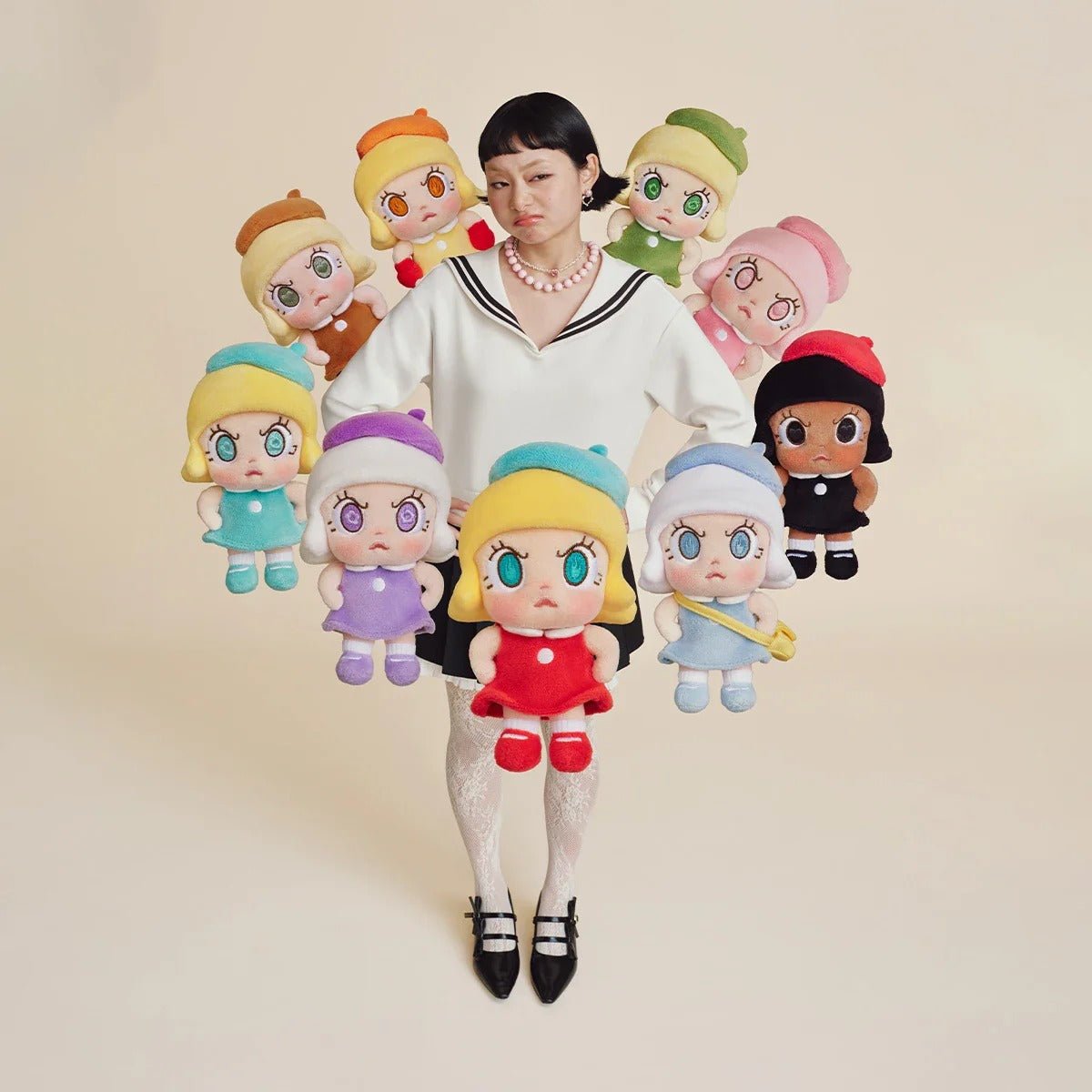 POP MART Angry Molly Angry Energy Plush Blind Box 100% Authentic - Inaboxstore