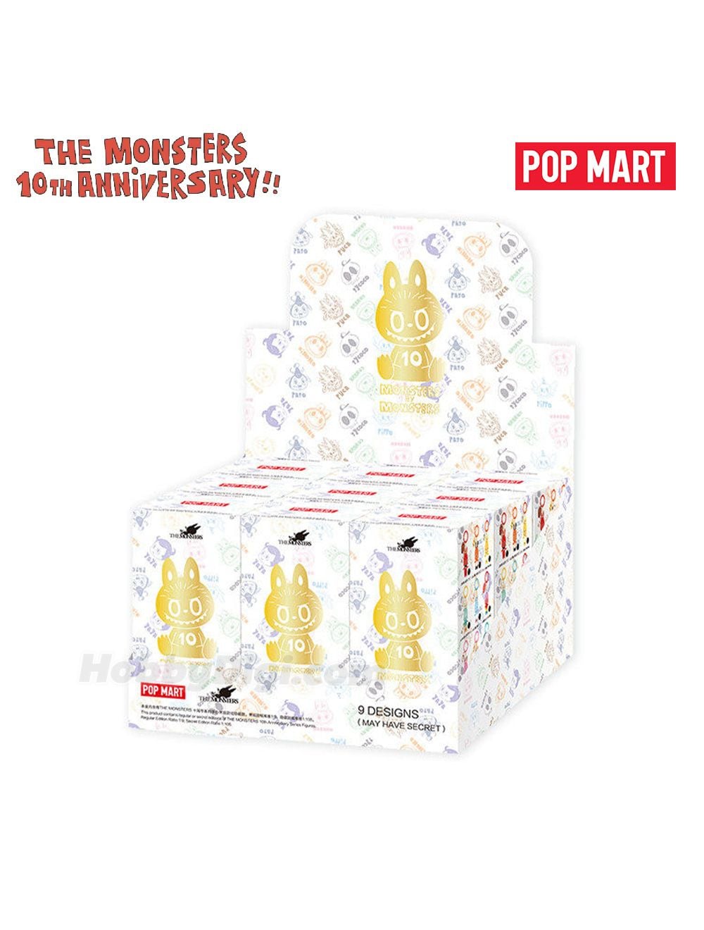 Pop Mart Blind Box - The Monsters Labubu 10th Anniversary Series
