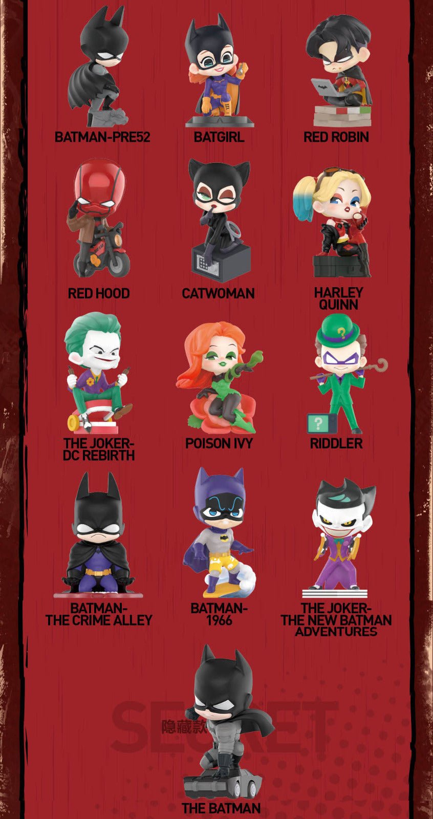 激レア【新品未使用】POPMART GOTHAM CITY secret DC Gotham City Series - Blind Box - POP MART (United States)
