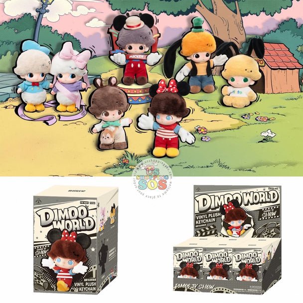 POP MART Dimoo World x Disney Series Vinyl Plush Blind Box - Inaboxstore
