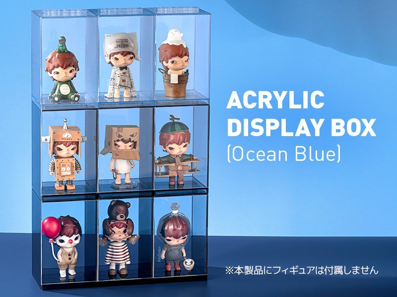 POP MART Figurine Display Box (3 Pack)(Labubu/Dimoo/Crybaby/Hirono) [100% Authentic] - Inaboxstore