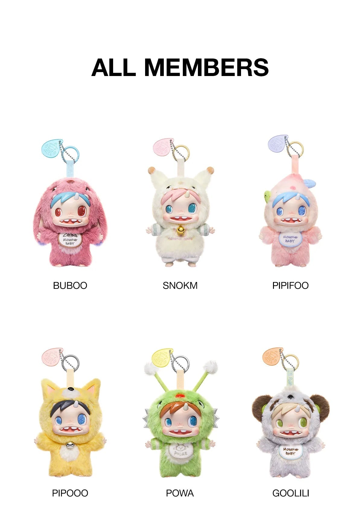 POP MART Polar Monster Baby Plush Pendant Blind Box 100% Authentic