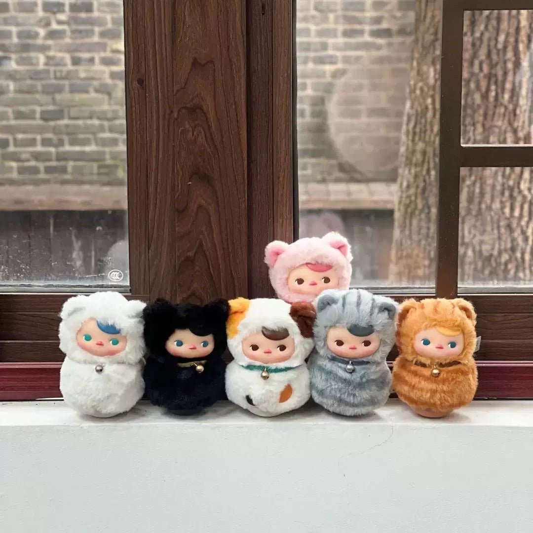 POP MART Pucky Roly Poly Kitty Vinyl Plush Series Blind Box - Inaboxstore