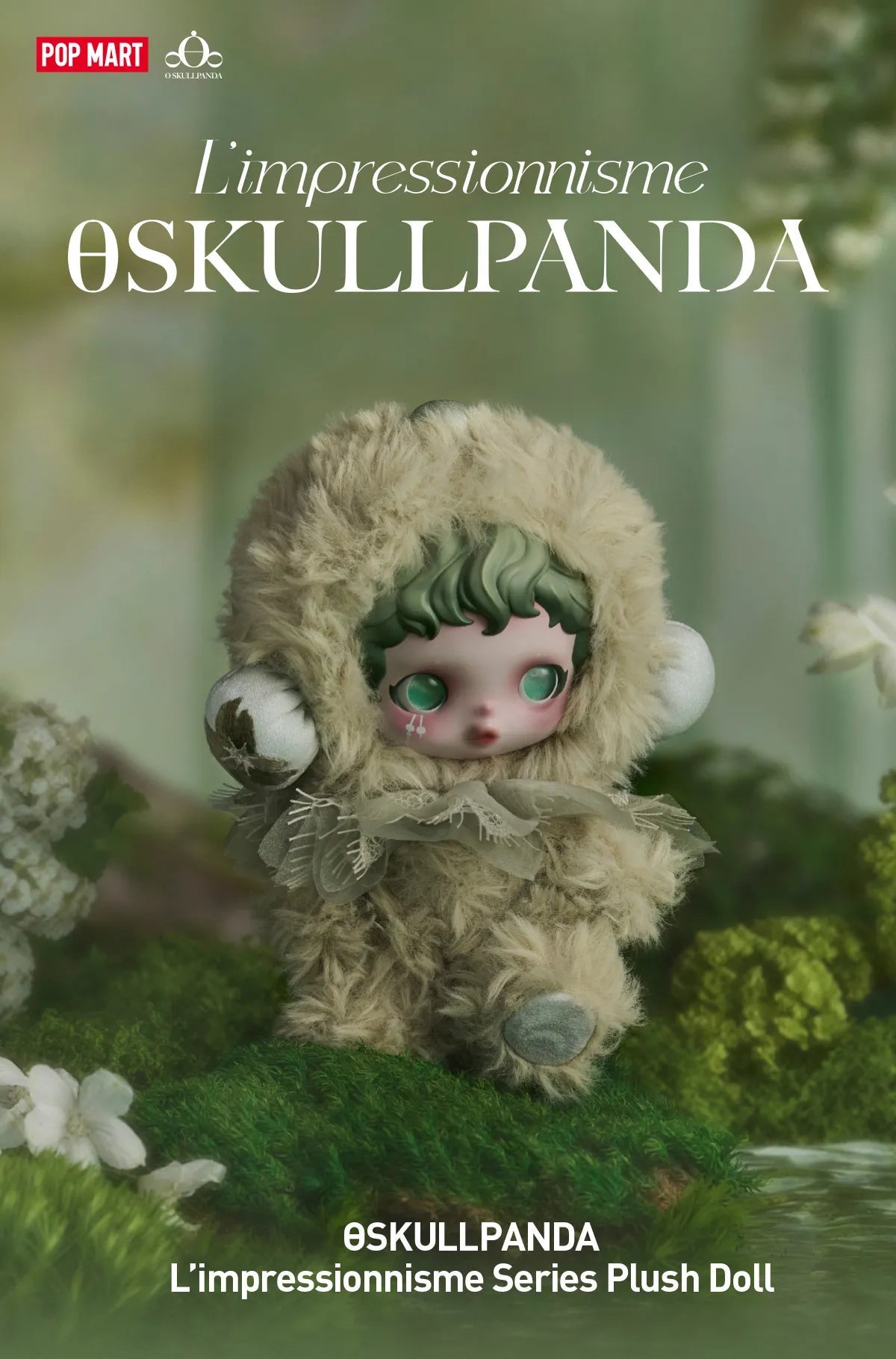 Skullpanda L'impressionnisme Series Plush Pendant – Art Toy