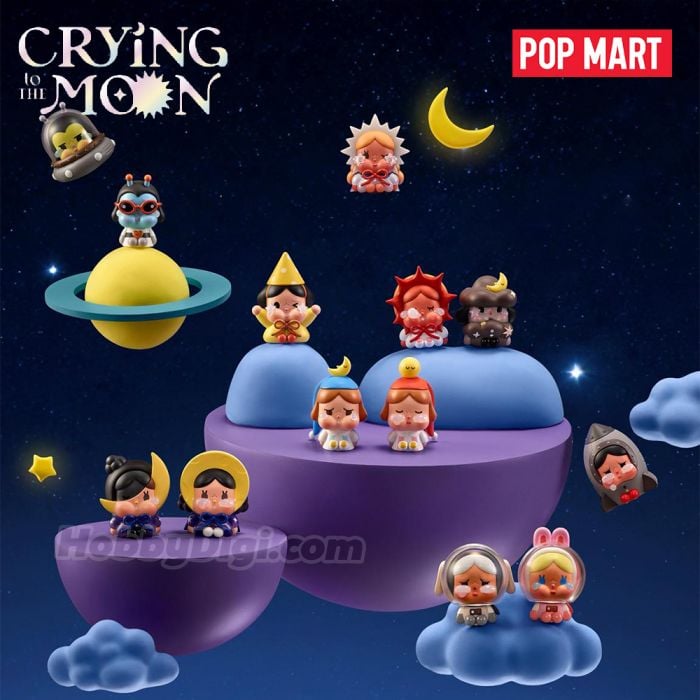 Pop Mart CRYBABY Crying to the Moon Sitting Series Figures Blind Box 100% Authentic