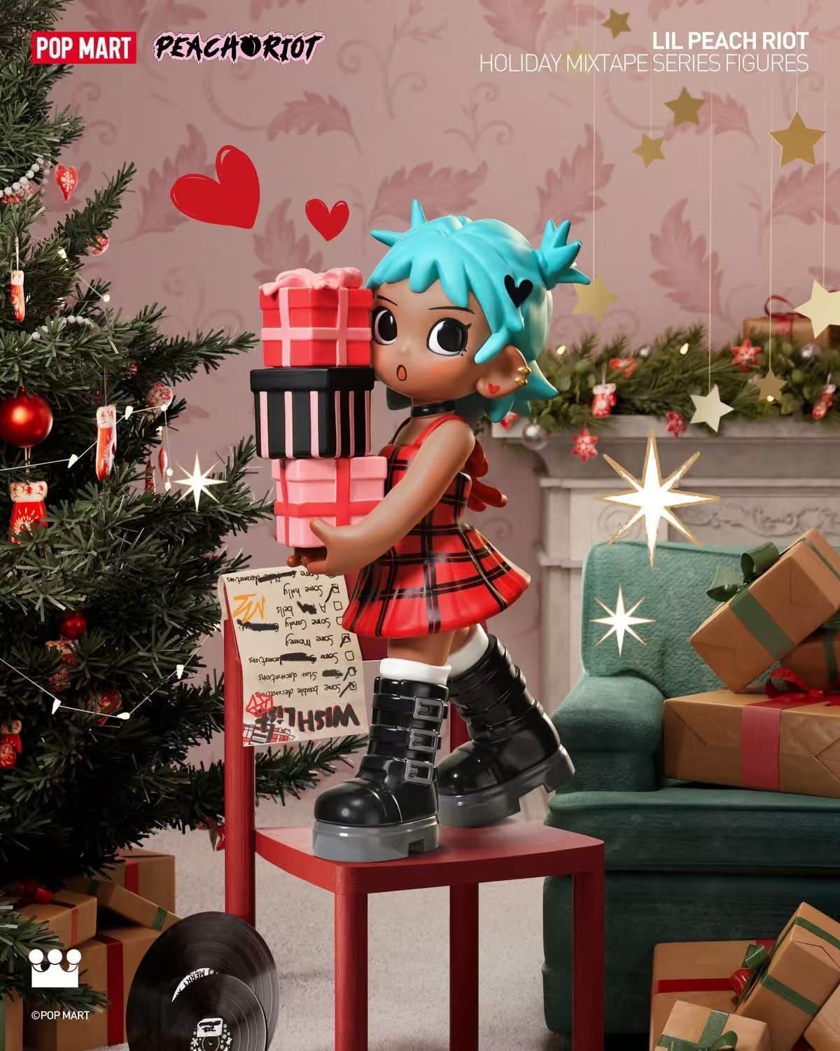 Popmart Lil Peach Riot Holiday Mixtape Series Blind Box 100% Authentic - Inaboxstore