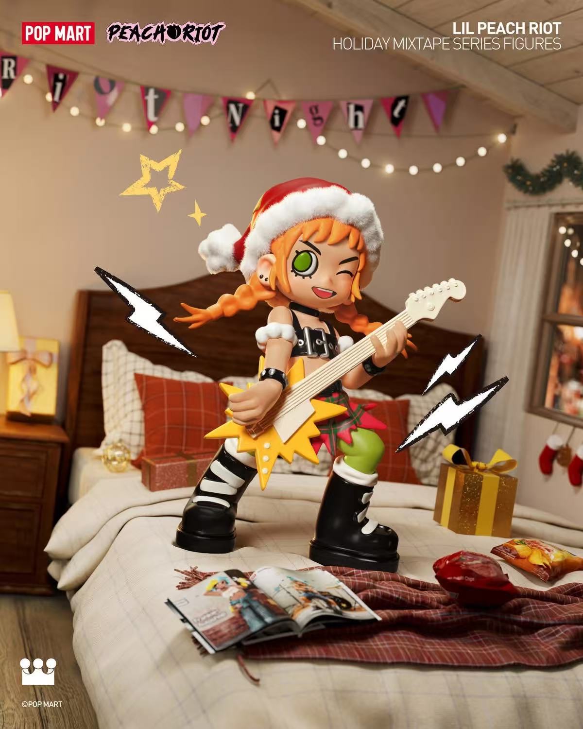 Popmart Lil Peach Riot Holiday Mixtape Series Blind Box 100% Authentic - Inaboxstore