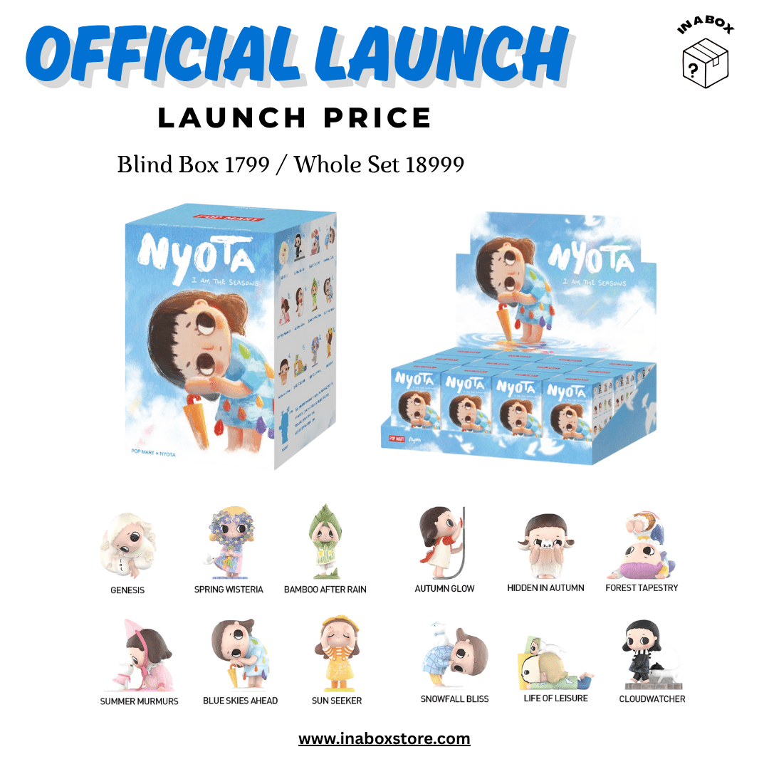 Popmart Nyota I Am the Seasons Series Blind Box - 100% Authentic - Inaboxstore