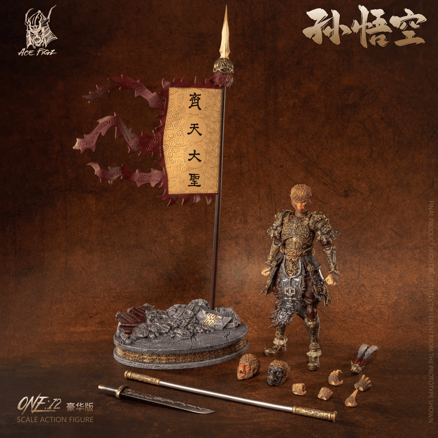 (Pre - order) AceFigz Sun Wukong, The Monkey King 1/12 Scale Action Figure - Inaboxstore