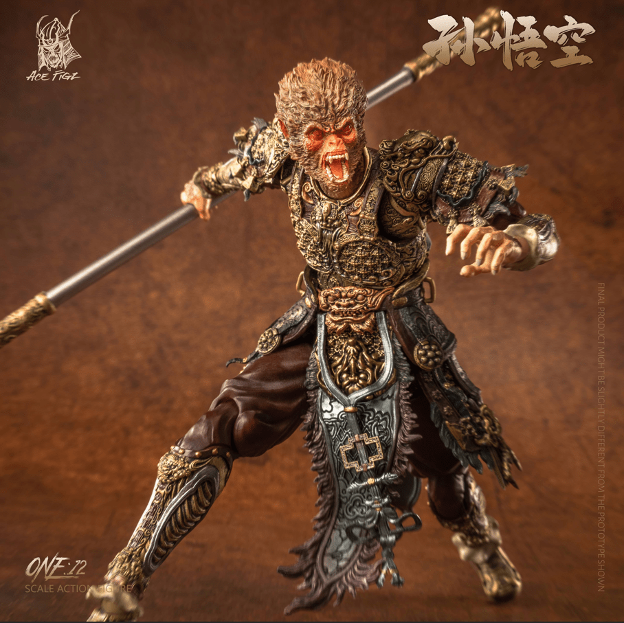 (Pre - order) AceFigz Sun Wukong, The Monkey King 1/12 Scale Action Figure - Inaboxstore