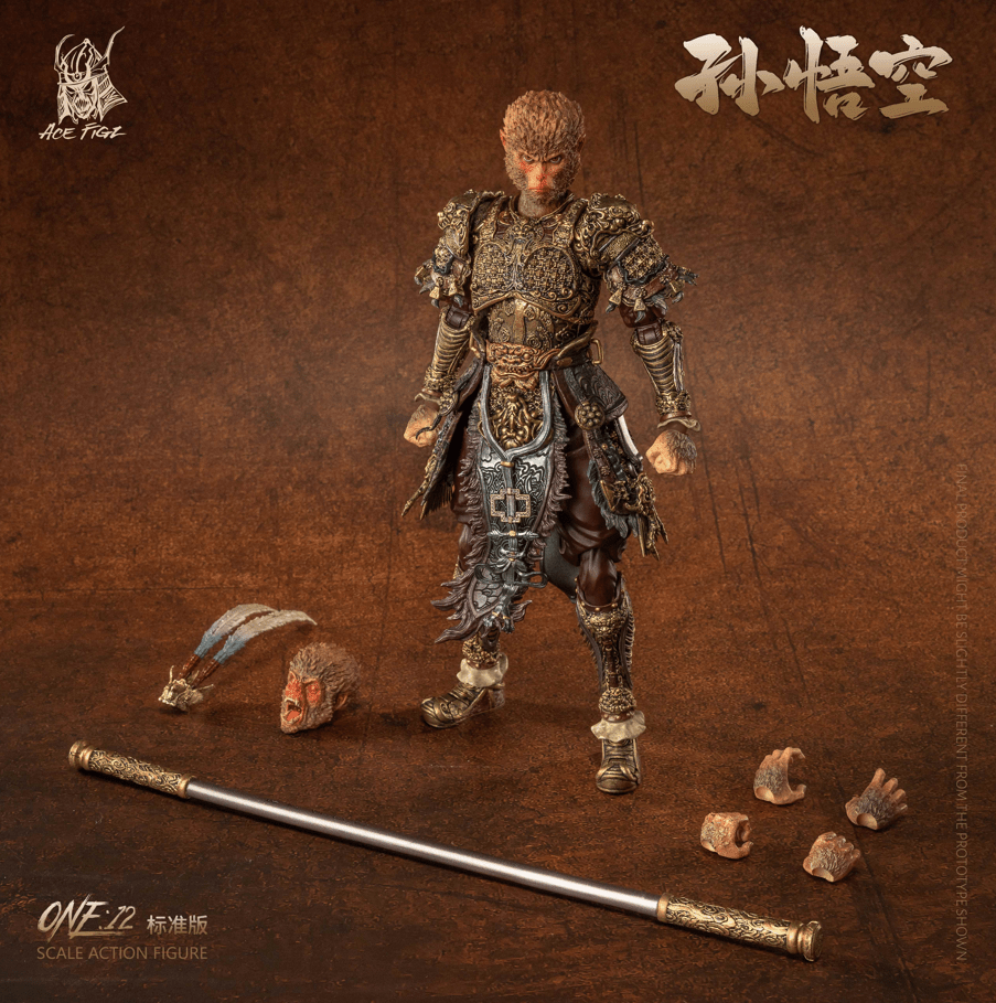 (Pre - order) AceFigz Sun Wukong, The Monkey King 1/12 Scale Action Figure - Inaboxstore