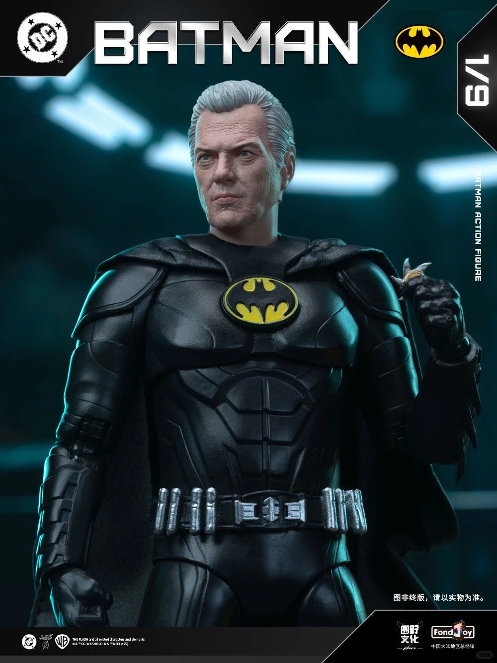 Pre - order] FondJoy 1/9 Scale Action Figure - DC1019 Michael Keaton Batman Deluxe Version - Inaboxstore