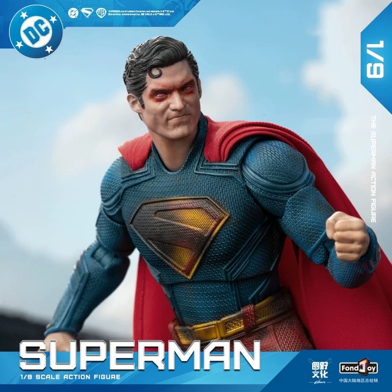 Pre - Order FondJoy Battle - Damaged Superman Edition 1/9 Scale Action Figure - Inaboxstore