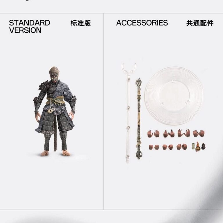 [Pre - order] ✨INART – Black Myth: Wukong 1/12 Scale Action Figure – The Destined One in the Bronze Armor Set - Inaboxstore