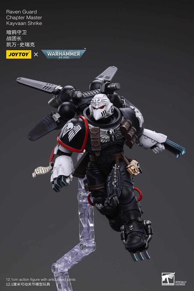 Pre order Joytoy Raven Guard Chapter Master Kayvaan Shrike - Inaboxstore