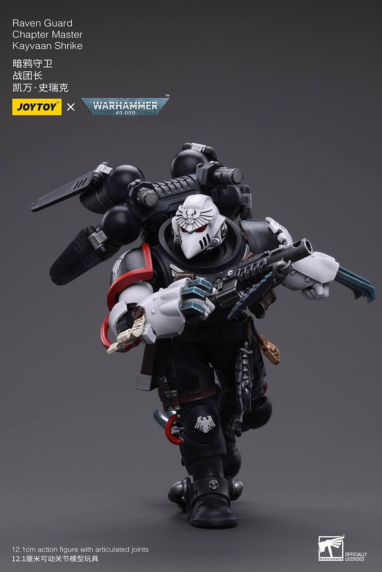 Pre order Joytoy Raven Guard Chapter Master Kayvaan Shrike - Inaboxstore